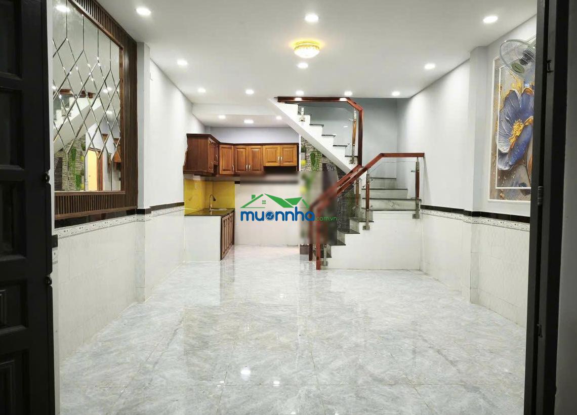 Bán nhà 1 trệt 1 lầu 2/đặng thúc vịnh, 1,56 tỷ, 40m2, 2pn, 2wc, xã đông thạnh, hóc môn