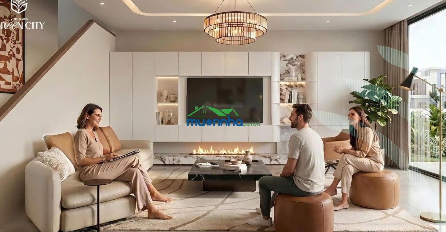 Biệt thự vinhomes hóc môn. giá 9,2 tỷ. nằm trên trục đường 32m - 4