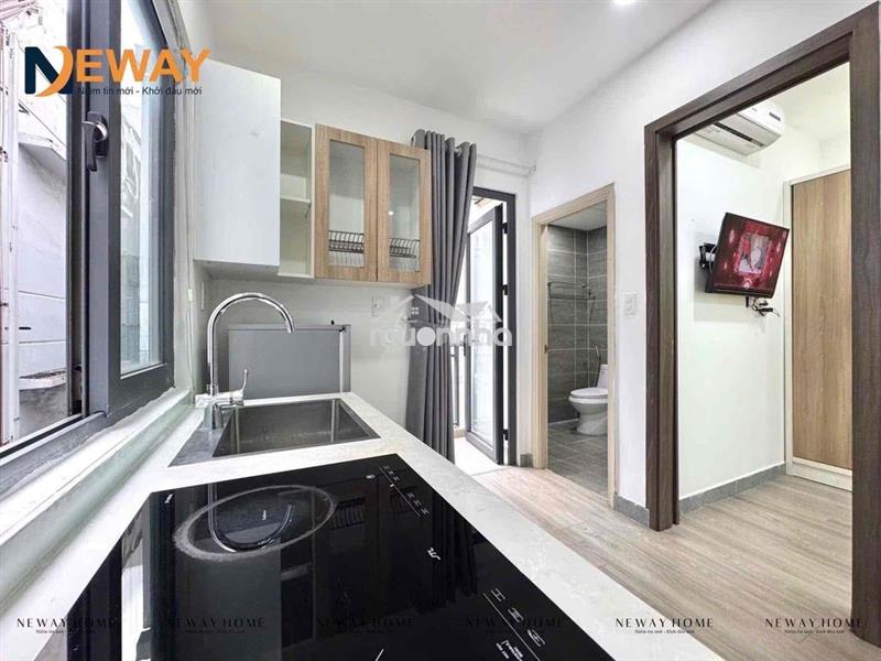 Căn hộ 1pn ban công, cửa sổ thoáng có máy giặt riêng gần cầu vượt hht