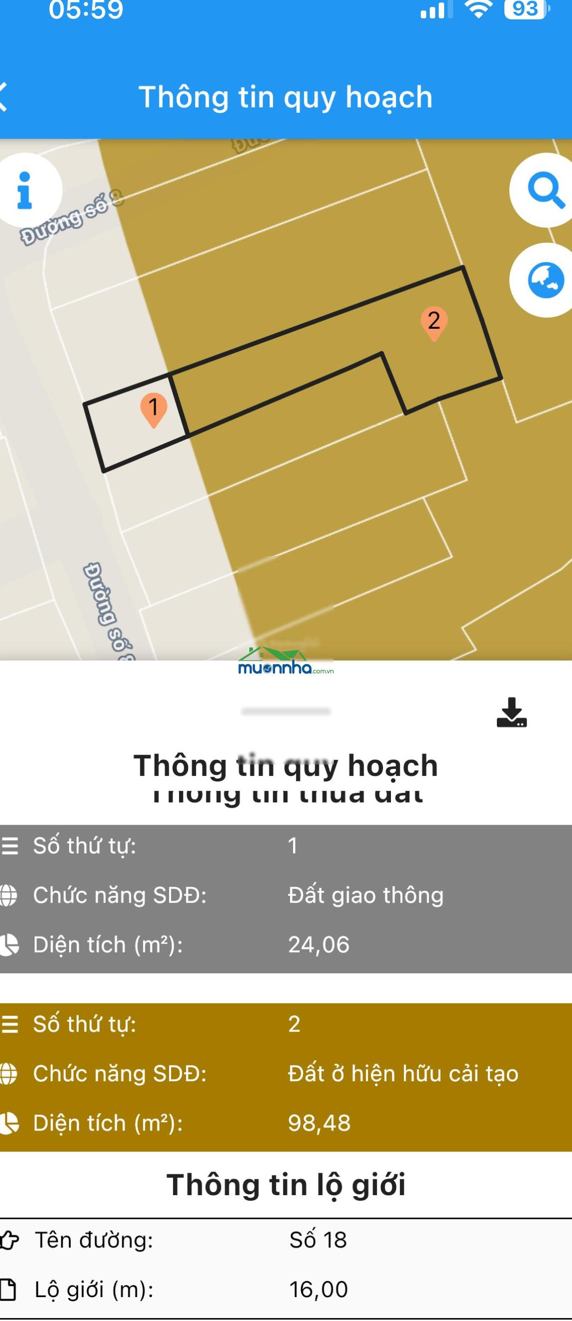 Bán nhà đất tại đường số 8, tam bình thủ đức. chính chủ đăng bán