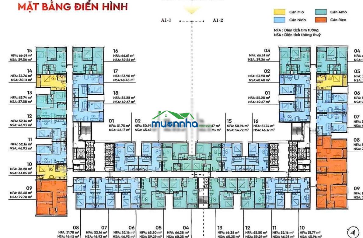 Siêu phẩm căn hộ monrei 2pn - 2wc - giá chỉ 2.52 tỷ - thanh toán chỉ 15% đến khi nhận nhà - 3