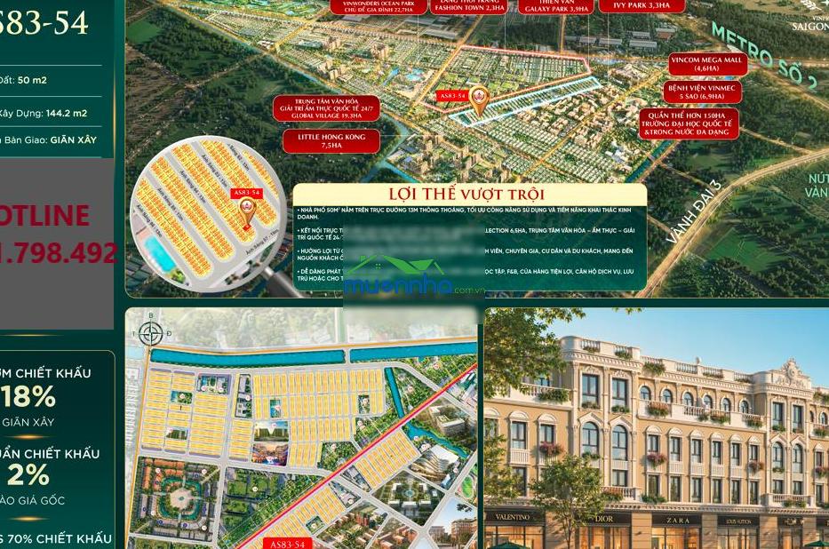 Nhà phố as83 gần kế góc, giãn xây, sở hữu lâu dài, ngang 5m, ngay trục làng ẩm thực - làng đại học. - 2