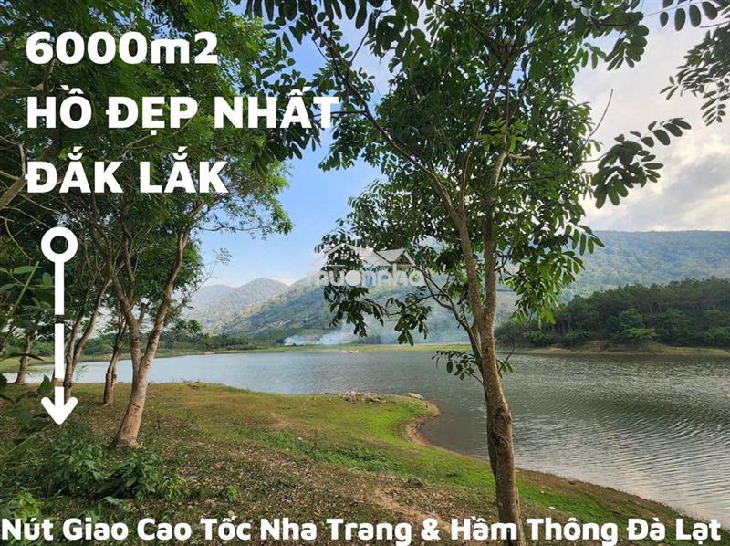 Đất view hồ krông bông  ô tô tới đất  đất có tmdv, hợp làm farmstay