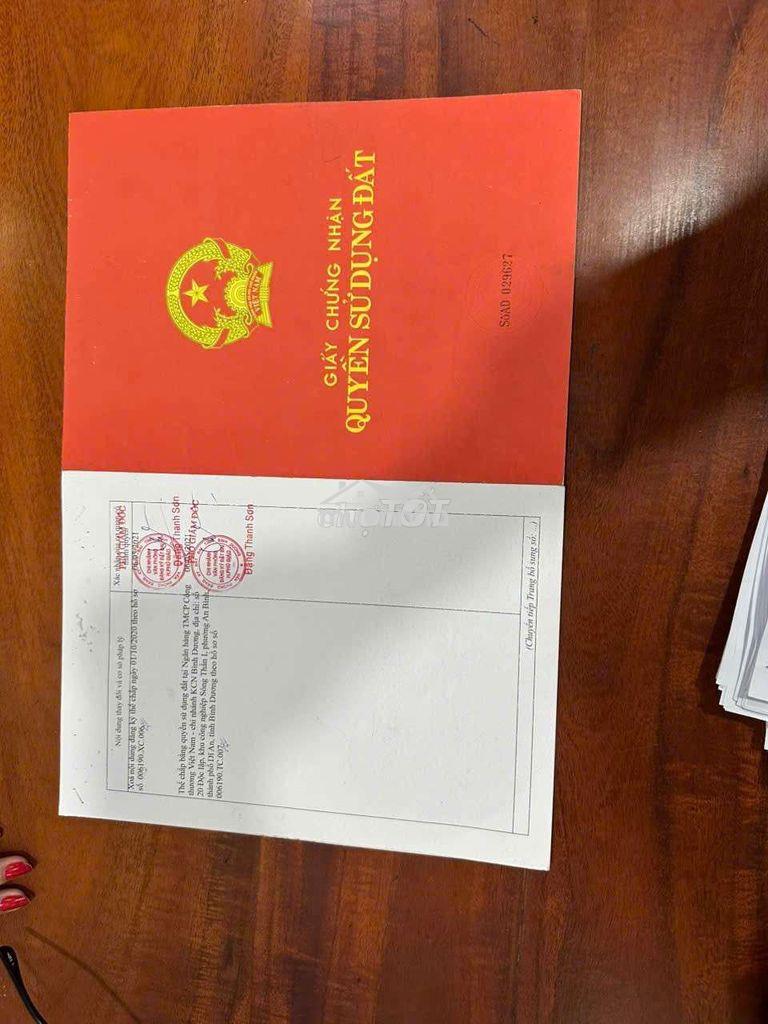 Bán đất mặt tiền đường bùi thị xuân-phú giáo-hcmđã có sỗ riêng