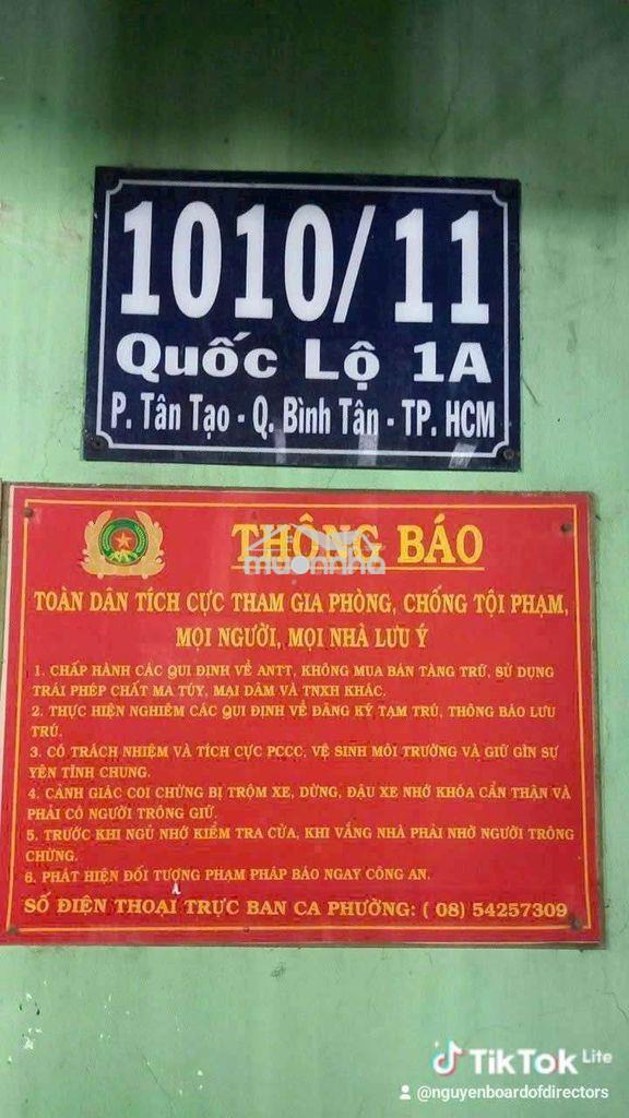Bán gấp nhà giá rẻ nhất bình tân 4x10 m bán giá 2ty 520 triệu