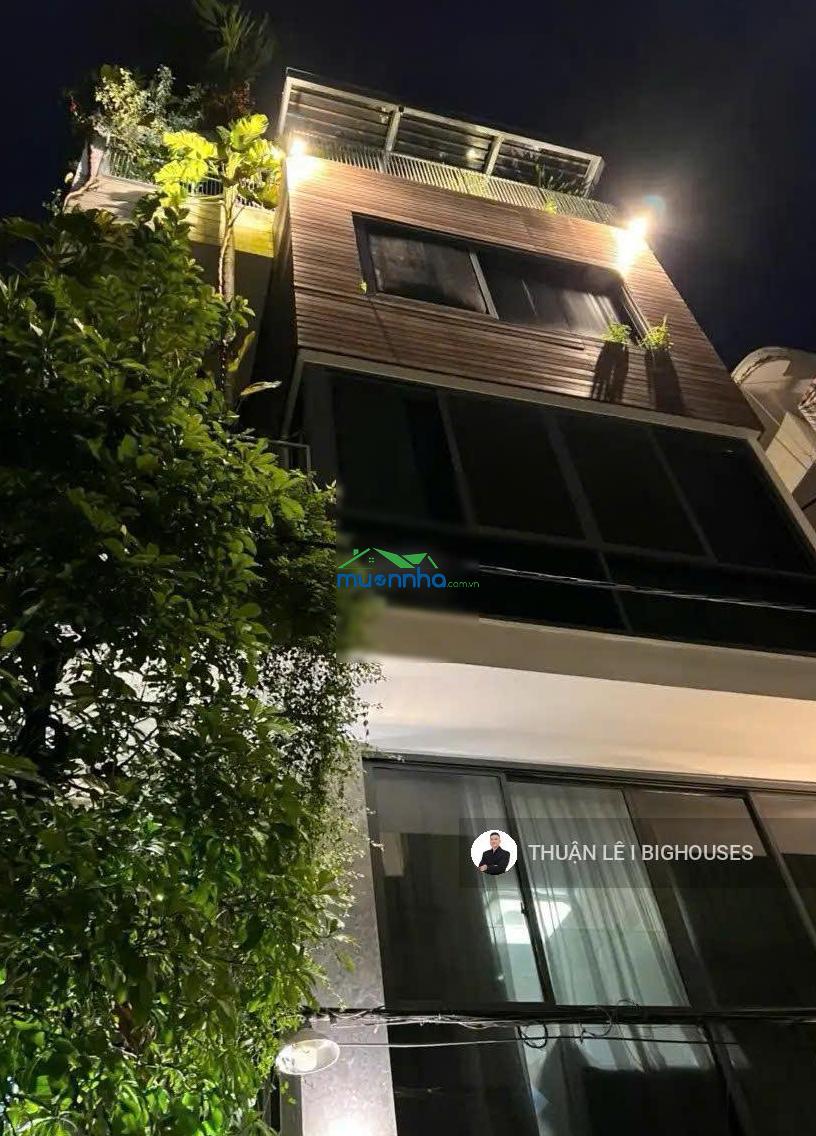 Nhà đẹp - khu villa. hẻm 6m nguyễn trọng tuyển. ngang lớn 7,5m x 12m. nhà 4 tầng st/6pn + gara lớn