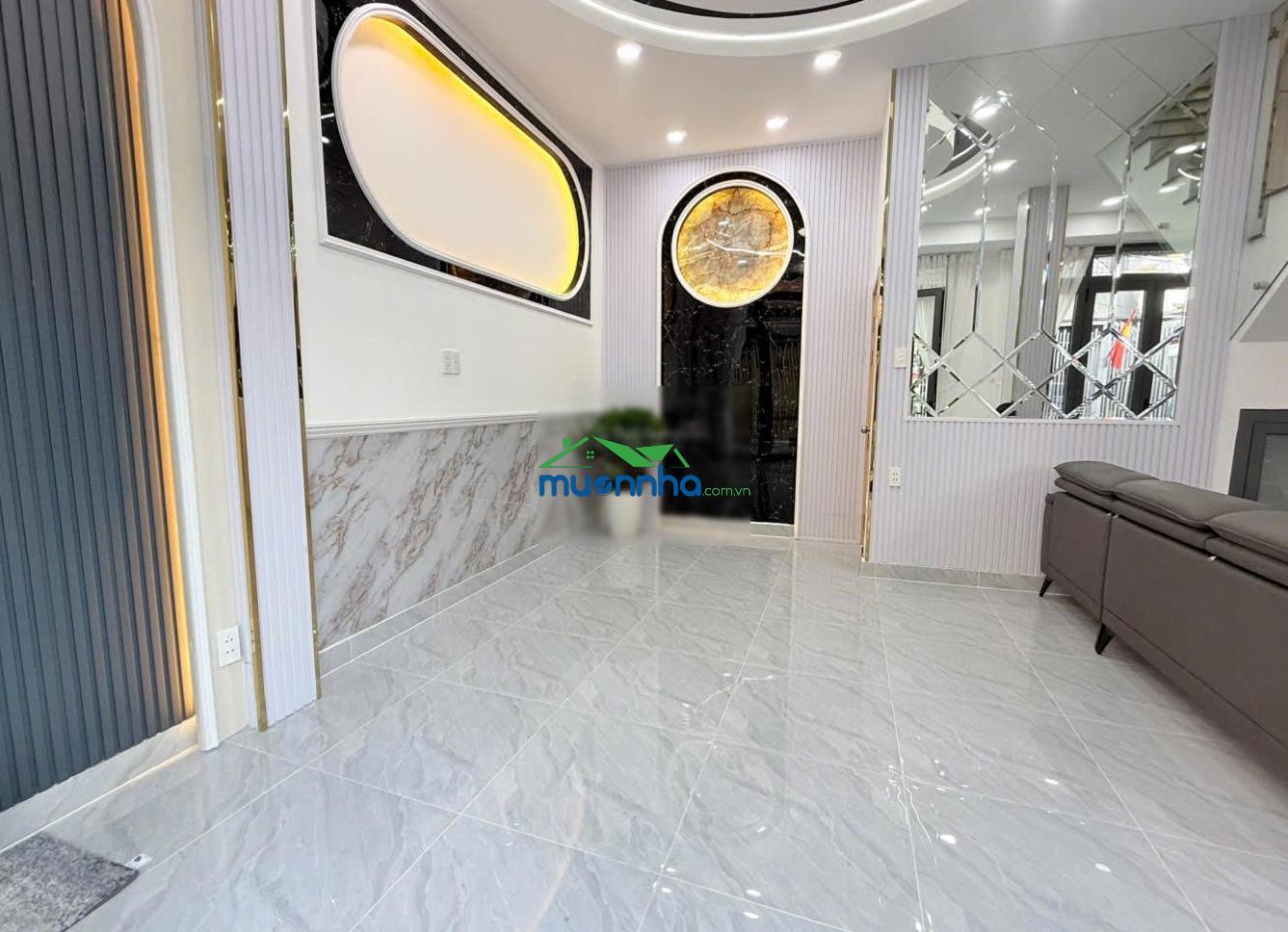 Bán nhà cạnh kdc nam long - ngang 8m dài 5m - 4 tầng 5 pn - ô tô ngủ nhà - shr - giá 9t - 4