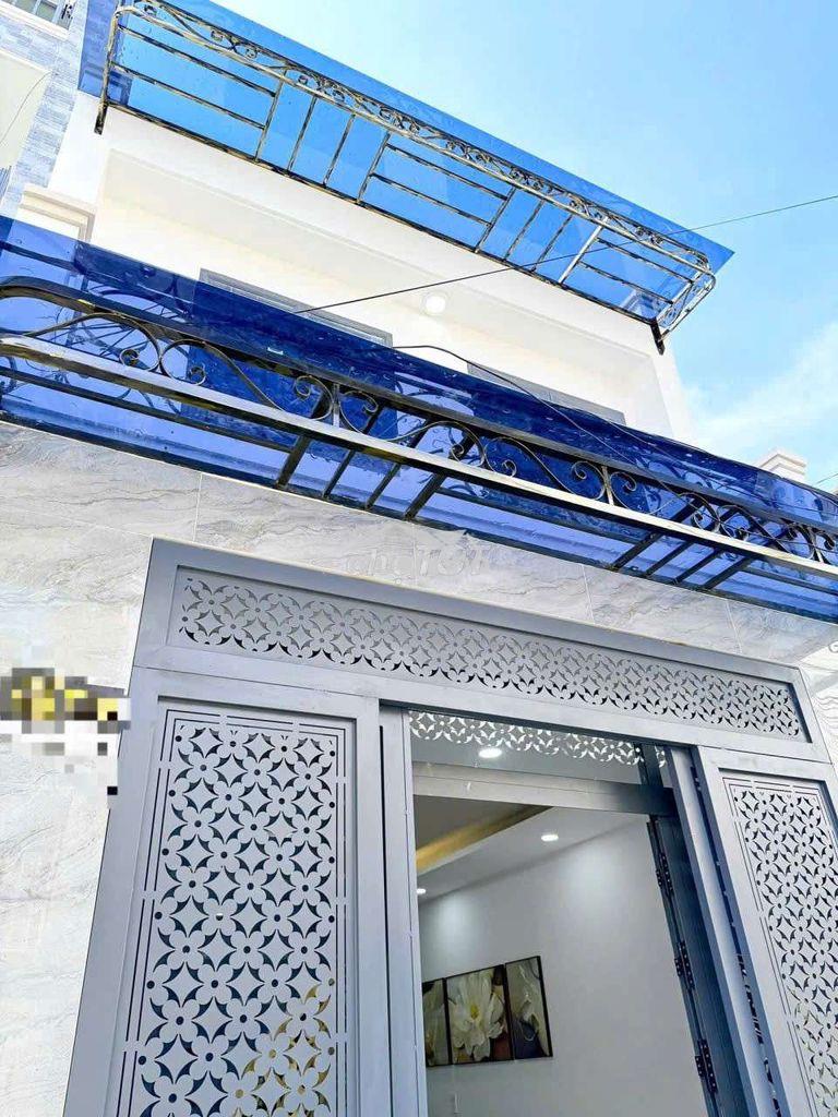 Nhà mới đẹp, sổ riêng, đường rộng (4x8) trệt, 1lầu, tân thới hiệp, q12