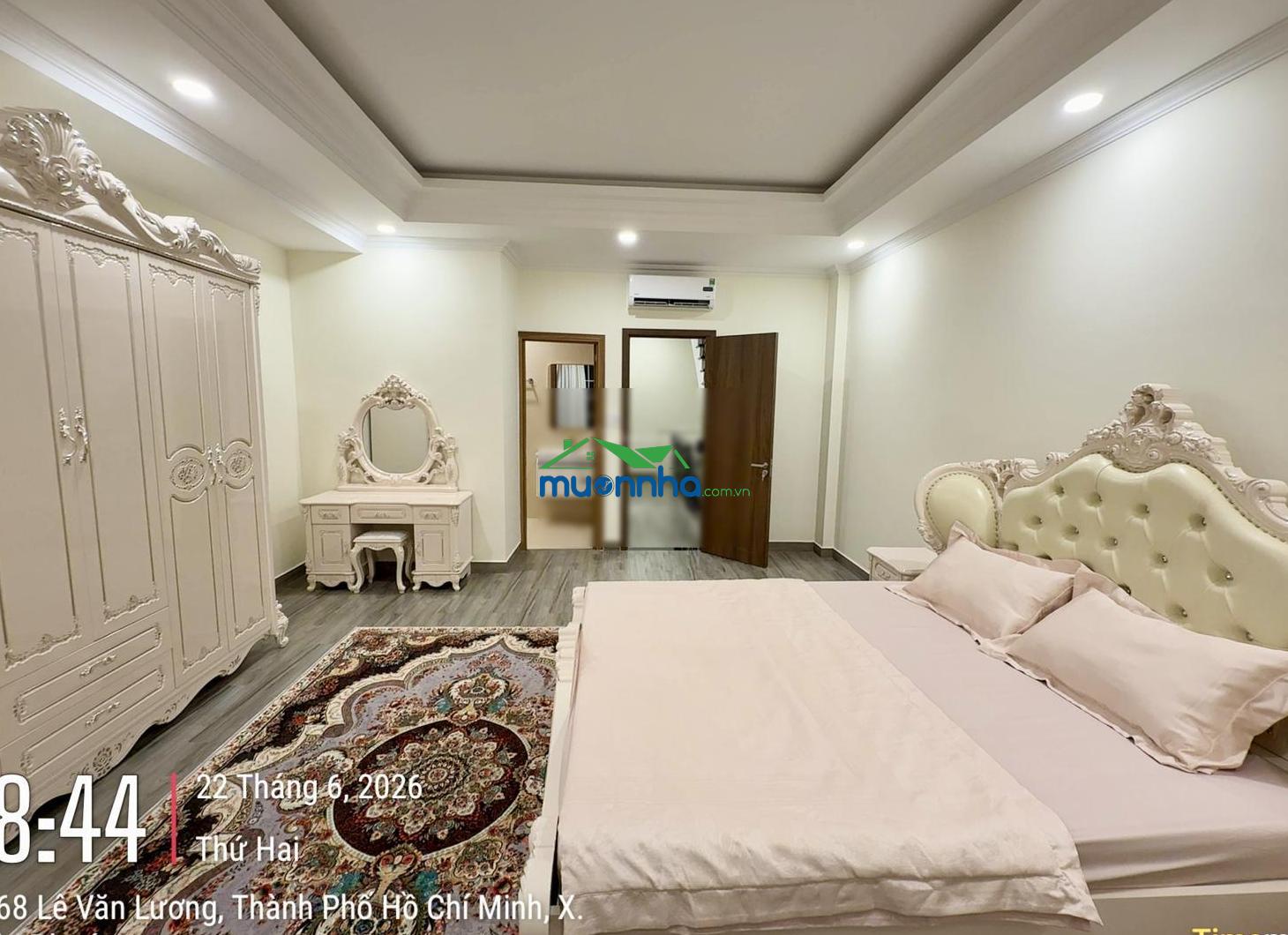 Nhà mới 5 tầng 4pn 5x17 (85m2) đường 8m xe hơi tránh sát lê văn lương nhà bè 4pn master - 4