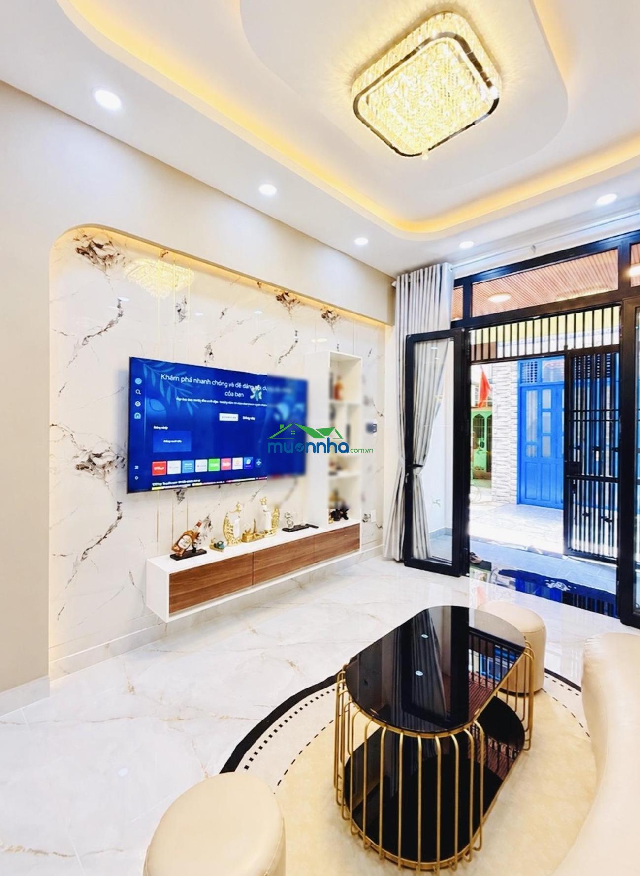 Nhà 4 tầng (5pn), phan xích long, thông phan đăng lưu, full nt, 30m ra hẻm xe hơi, gần bv hoàn mỹ