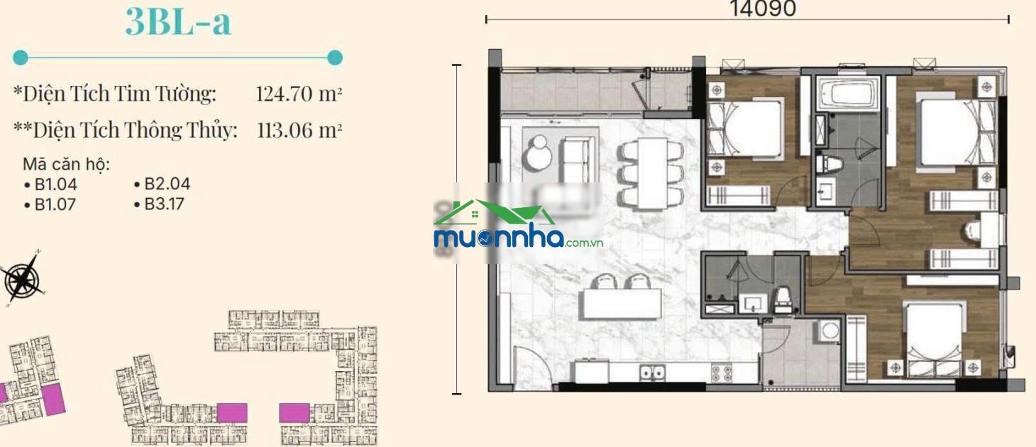 Giỏ hàng nội bộ - tháp b2 - glaida heights, 3 phòng ngủ, 115m2, lh em tiến chọn căn - 2