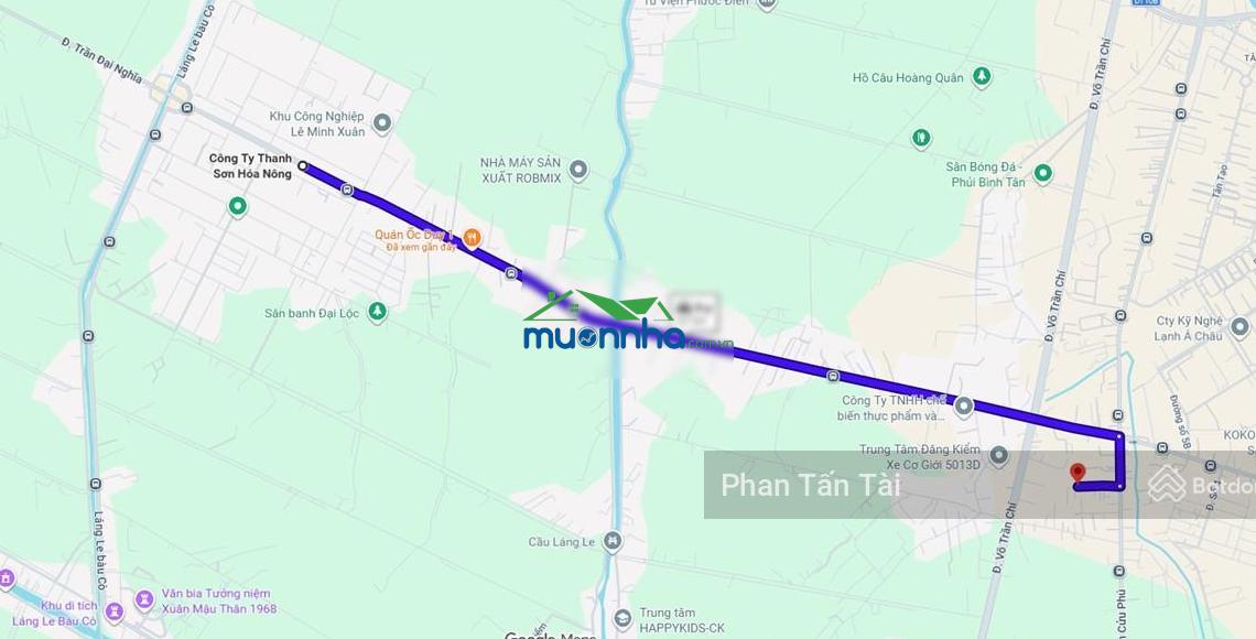 Bán 5 tỷ nhà 2 tầng 115,1m2 sàn ô tô 2 chiều thông nguyễn cửu phú kề trần đại nghĩa, võ văn kiệt nd