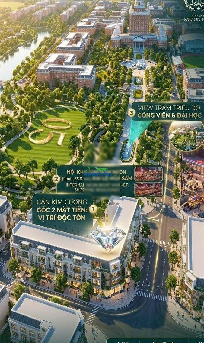Siêu phẩm căn góc 2 mặt tiền as82-57 vị trí độc tôn, view triệu đô - giá hấp dẫn