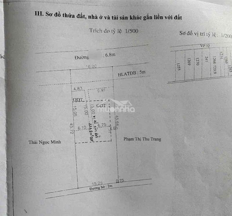 Bán nhanh công ty xây kiên cố mt vĩnh phú 32 đường xe tải 10tấn