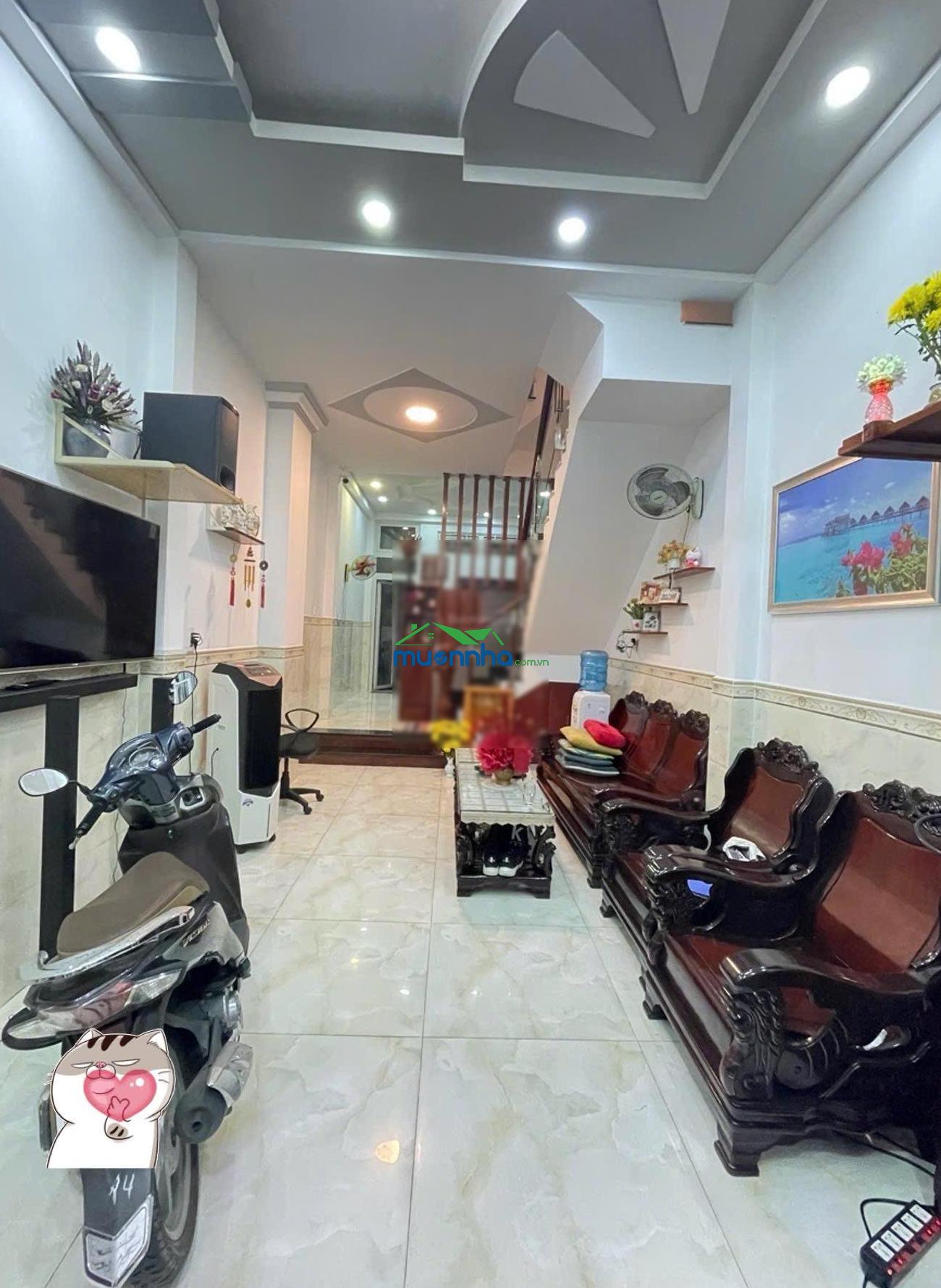 Nhà 3 tầng 46m2 mặt tiền hẻm tám danh p4 q8 - 3