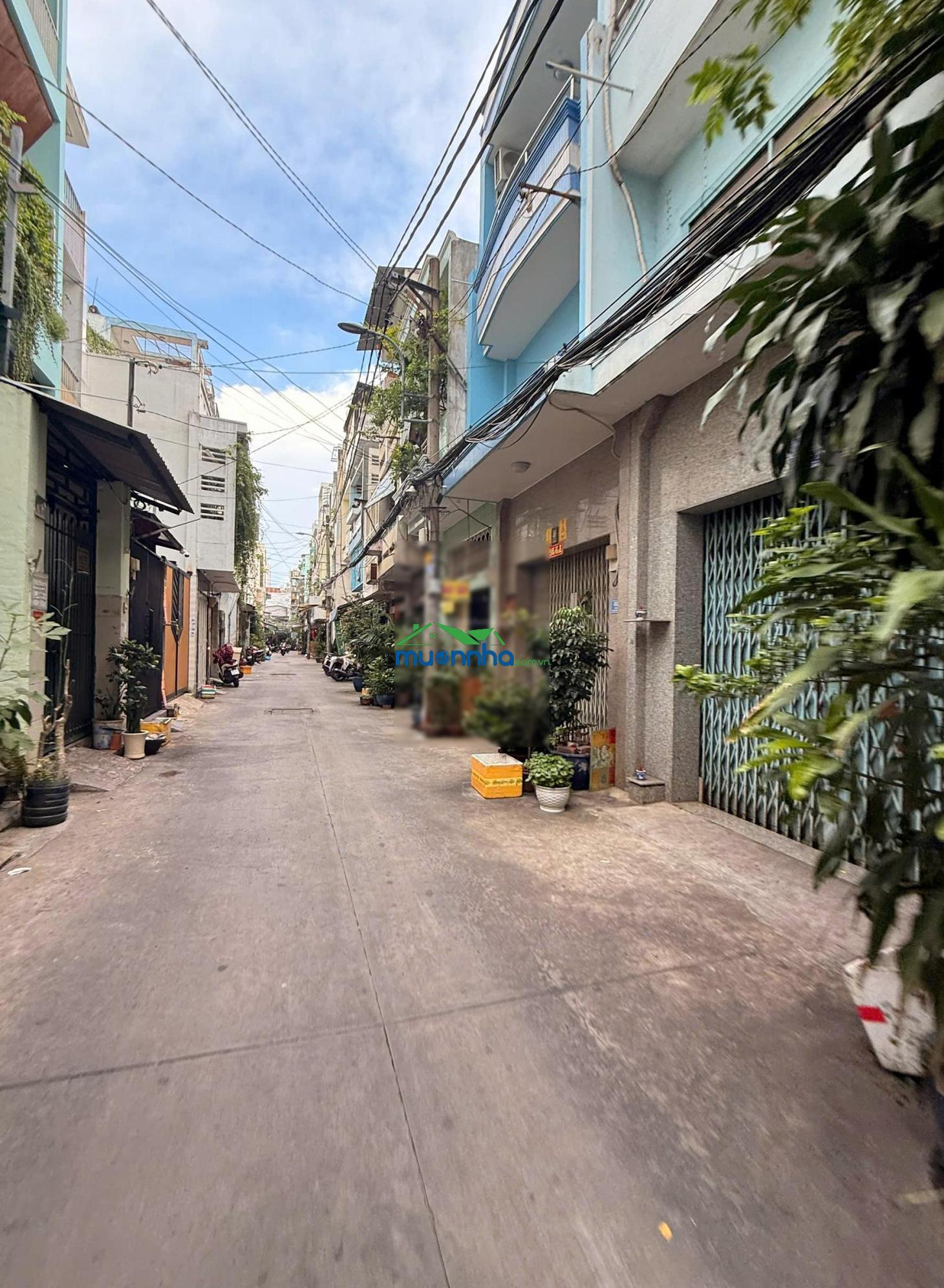 Bán nhà 2 tầng - đường tân thành đối diện chung cư cây mai - 3.8x10m (0703 863 *** em thank)