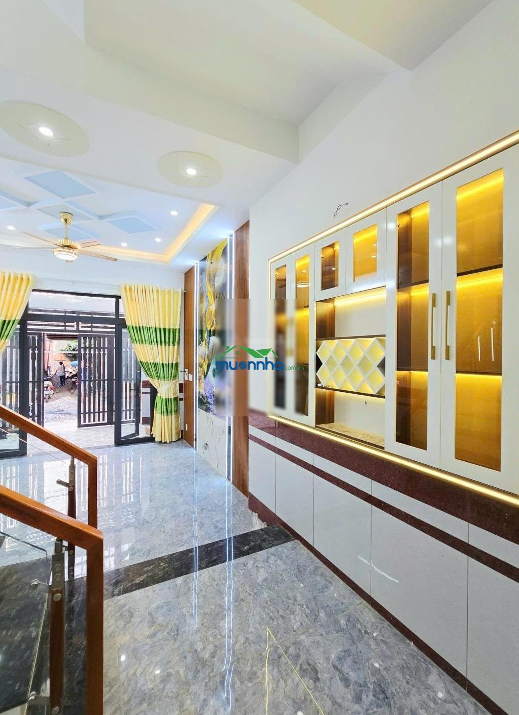 6.6 tỷ - nhà mới 4 tầng 65m2, đường ô tô - cạnh trường đh tài chính marketing - 3