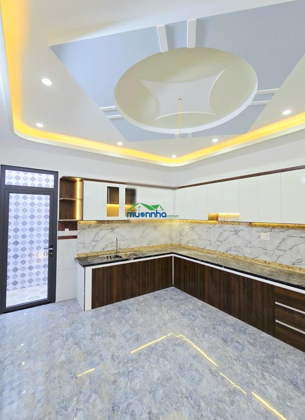 6.6 tỷ - nhà mới 4 tầng 65m2, đường ô tô - cạnh trường đh tài chính marketing