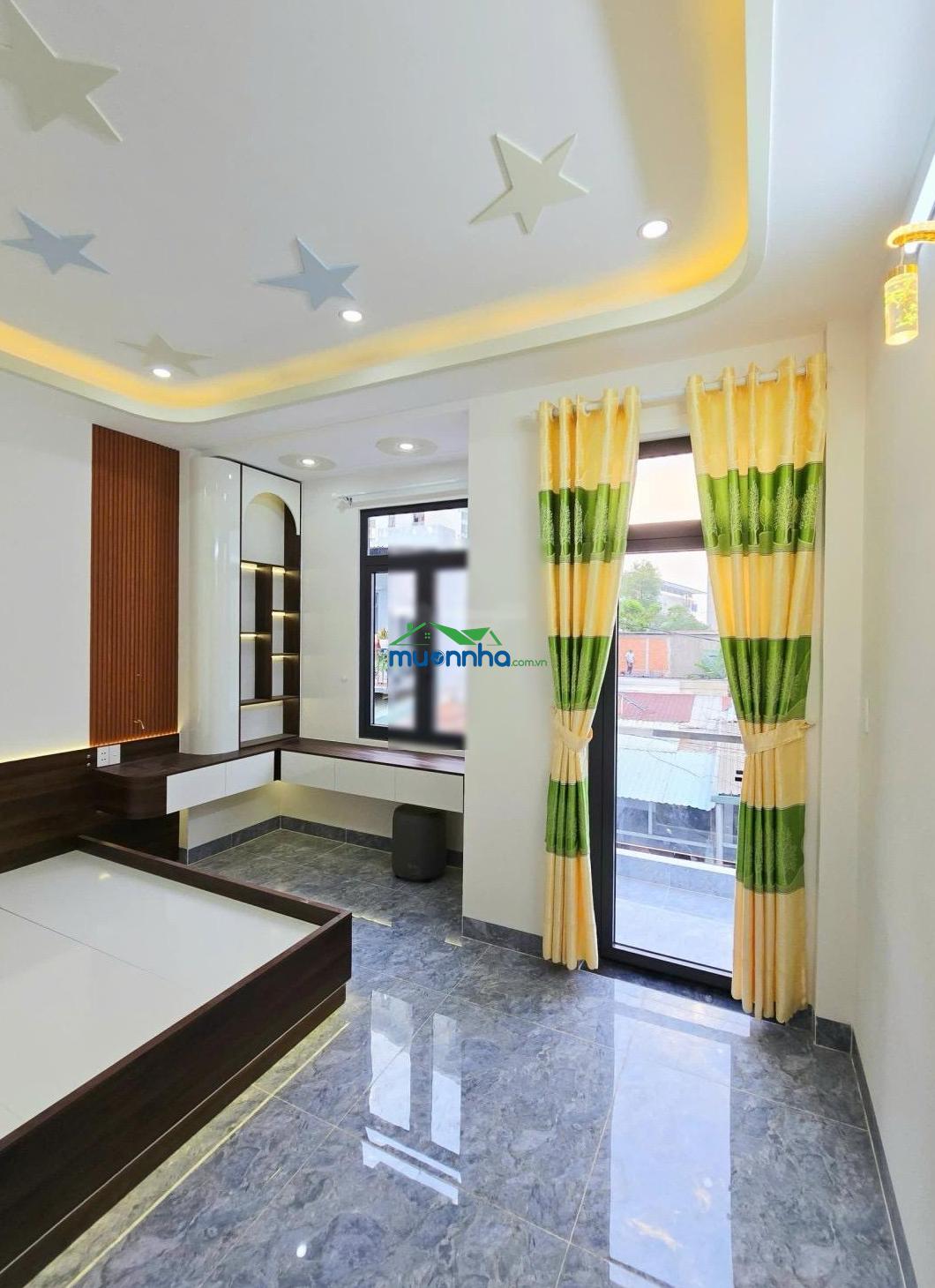 6.6 tỷ - nhà mới 4 tầng 65m2, đường ô tô - cạnh trường đh tài chính marketing - 2