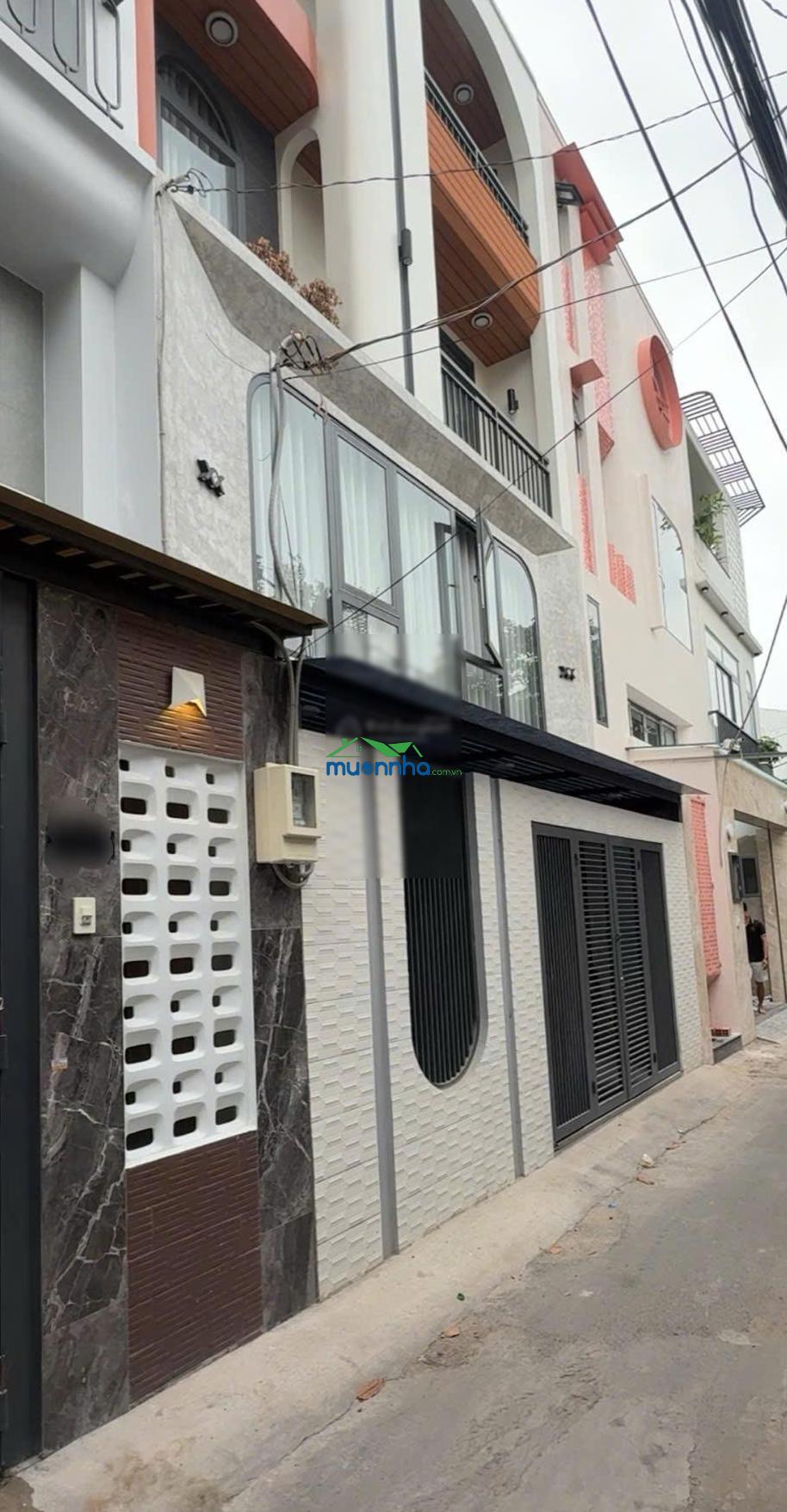 Giảm 1 tỷ nhà mới đẹp hxh nguyễn oanh p17, dt 5.8x8.5m kết cấu 4 tầng thang máy giá 8tỷ - 4