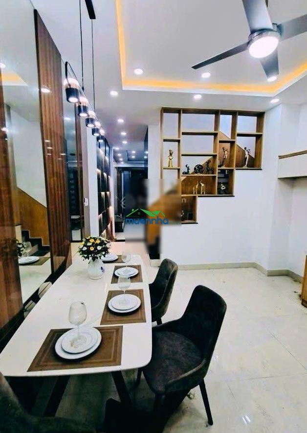 Nhà 5 tầng thang máy full nội thất đường thạnh lộc 44 phường thạnh lộc, quận 12, dt 60m2 hẻm 6m - 4