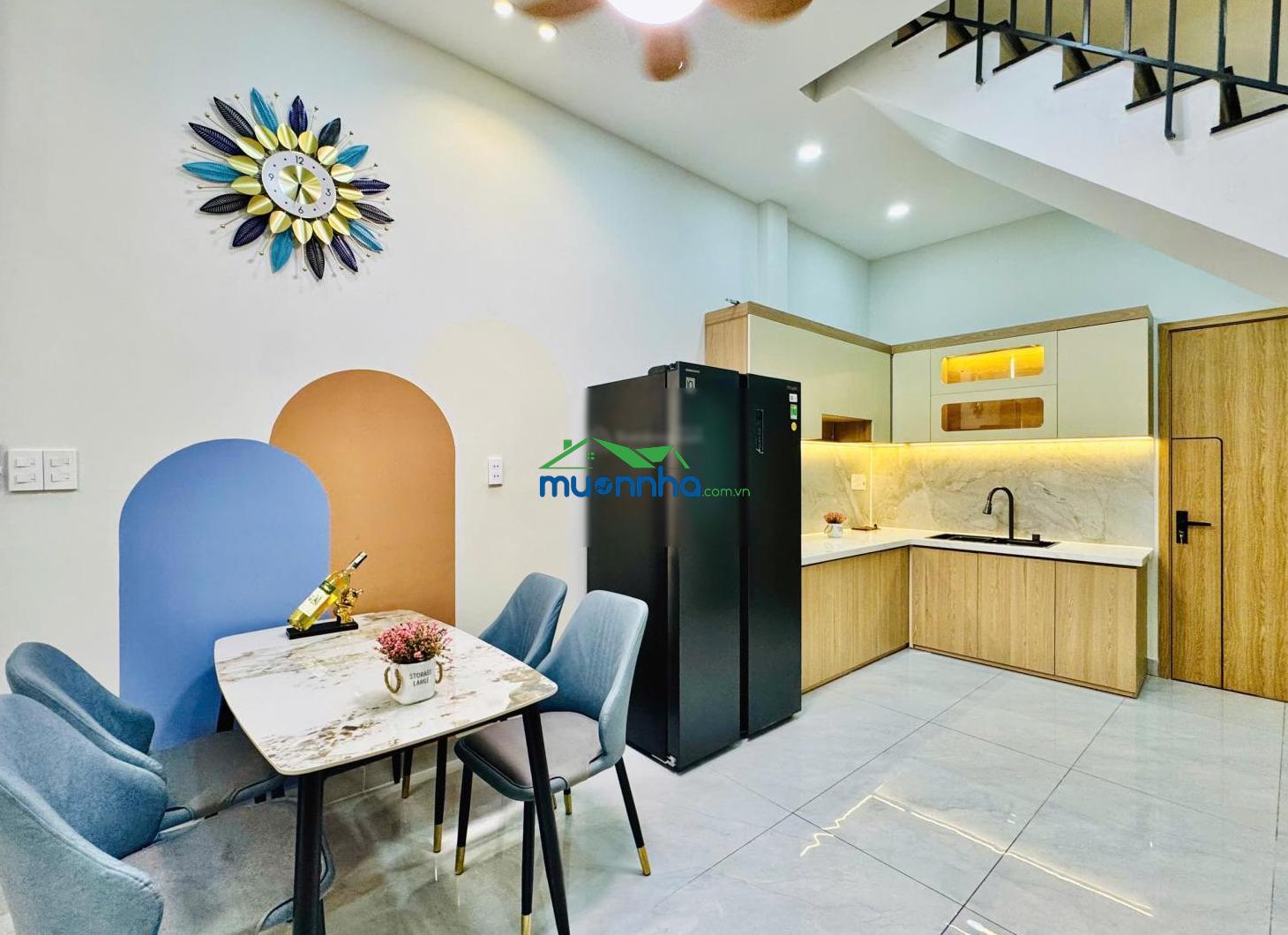 Hàng hiếm - cần bán nhà hẻm xe hơi khu phan văn trị - ngô đức kế. dt: 3.8x12m. trệt, 2 lầu mới xây