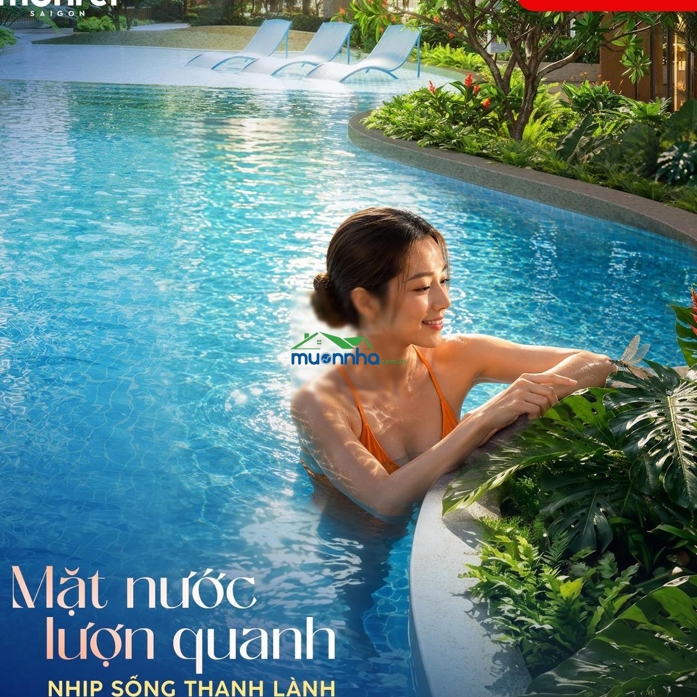 Bán căn hộ thủy liệu monrei saigon,d 2pn, 2wc chủ đầu tư mitsubishi corporation 2,732 tỷ 66,38 m2 - 3