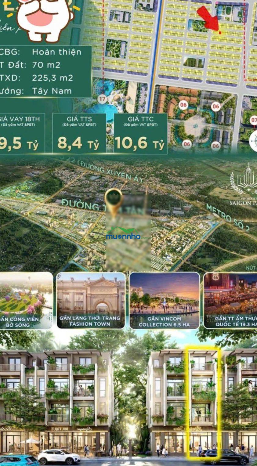 Chỉ 8,4 tỷ - giá tốt giỏ hàng hoàn thiện sẵn ở luôn, đường 13m, 4 tầng, dt 70m (5x14m), gần cv - 2