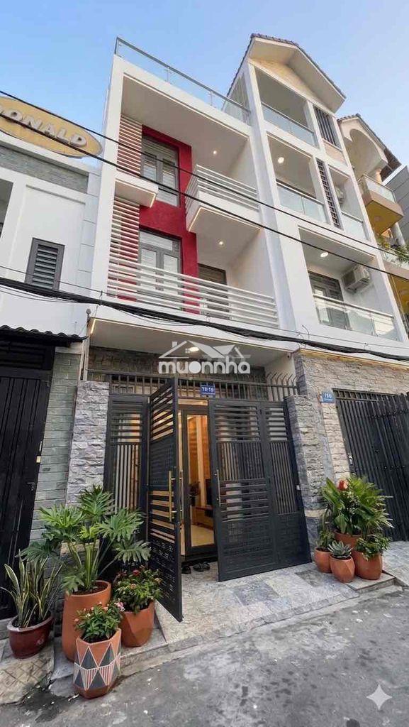 🏡🏡 Gò dầu ( tân phú ) - nhà 3 tầng - dt 4 x 16m - hẻm xh 6m thông - gi