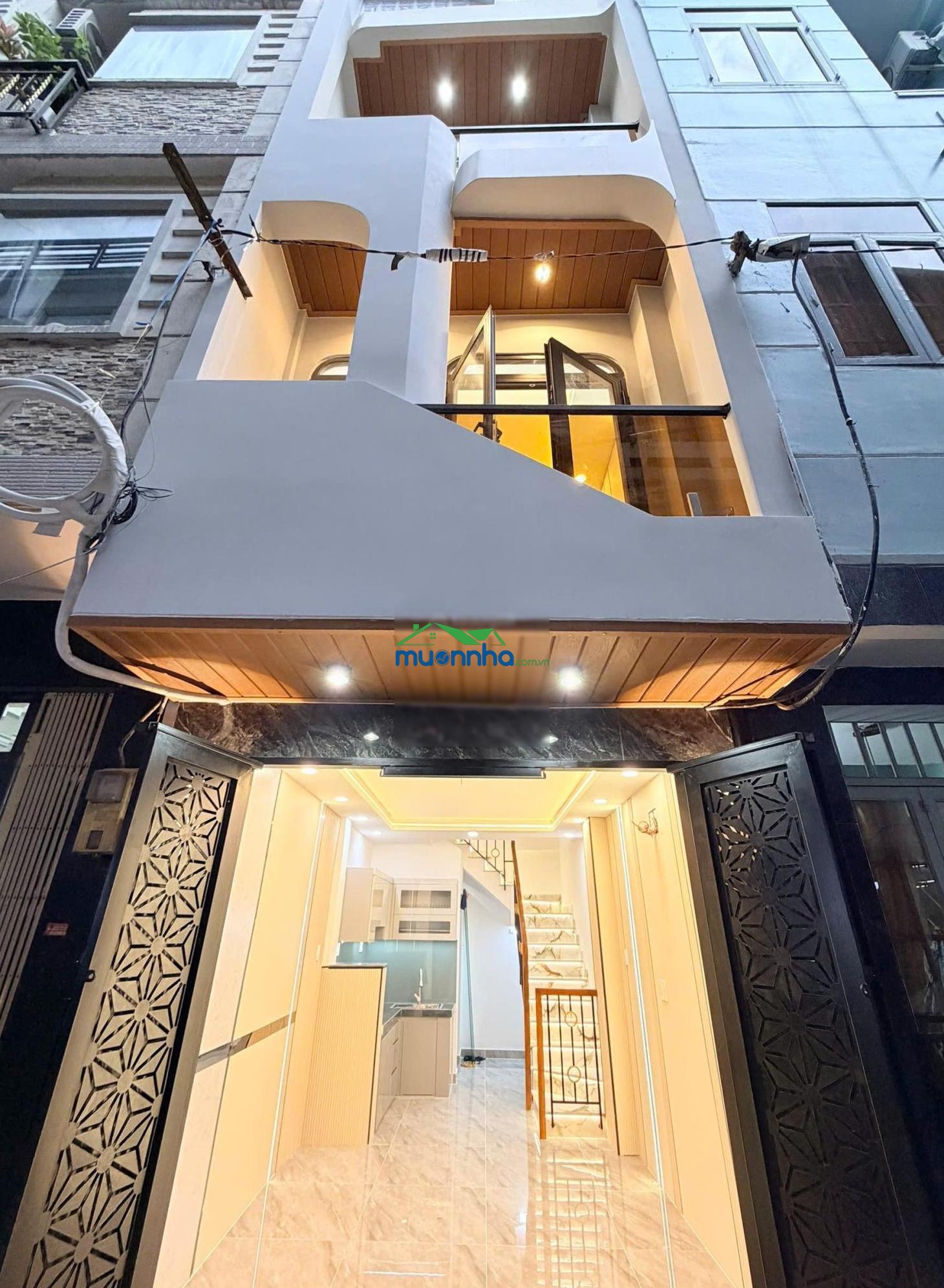 Quận 4, hẻm 4m, khu phân lô hai mươi thước - hoàng diệu - nhà mới 4 tầng chỉ 5 tỷ 600tr