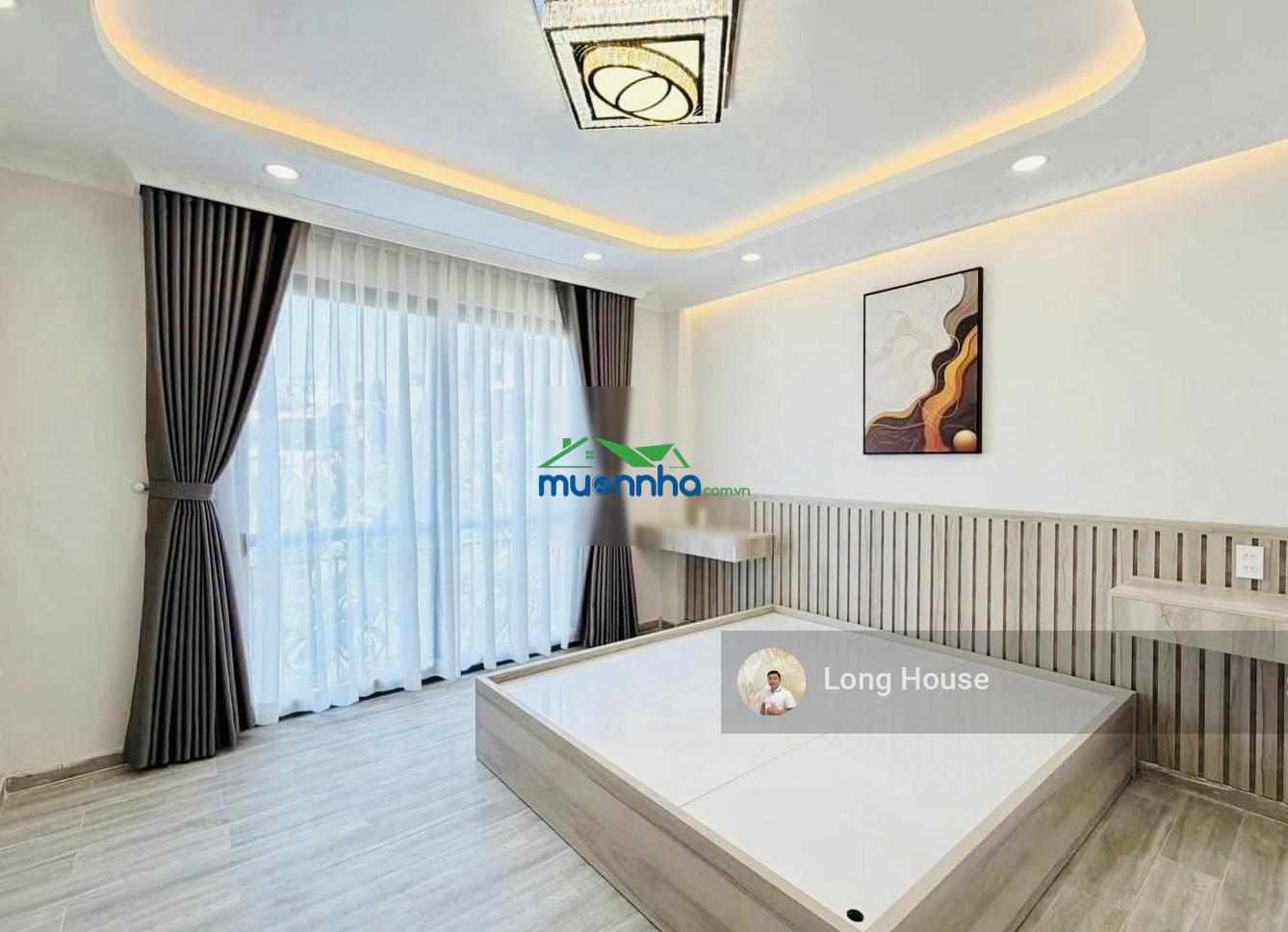 Nhà 5 tầng xây mới, dt 49m², sổ vuông. khu vip ngay mặt tiền nguyễn thị huỳnh - nguyễn văn trỗi - 4