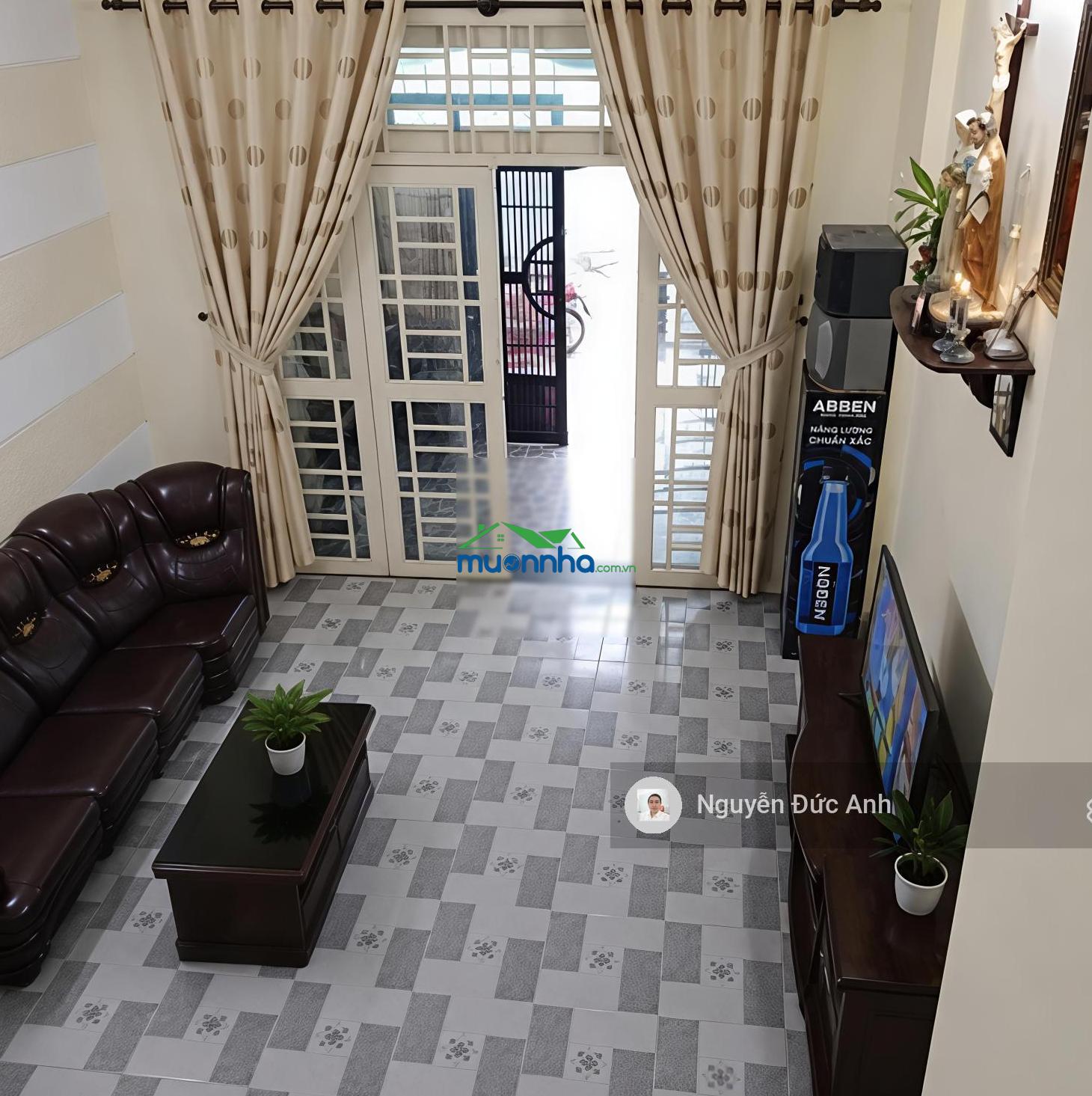 6.xtỉ, hẻm ôtô thông, 56m2 chính chủ xây ở đúc 3tầng cứng cáp ở ngay, hẻm 1sẹc 1trục ôtô vô nhà - 2