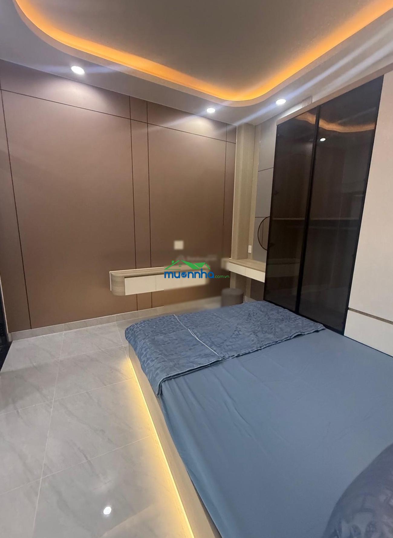 Nhà mới 4 tầng gần phạm văn đồng hẻm 3 gác chỉ 20m ra xe hơi 7.6 tỷ