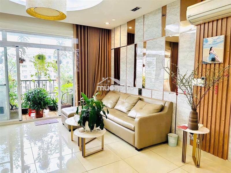 Cho thuê ch cảnh viên 3-pmh. 118m2- 2 ban công-3 pn - giá 39 triệu