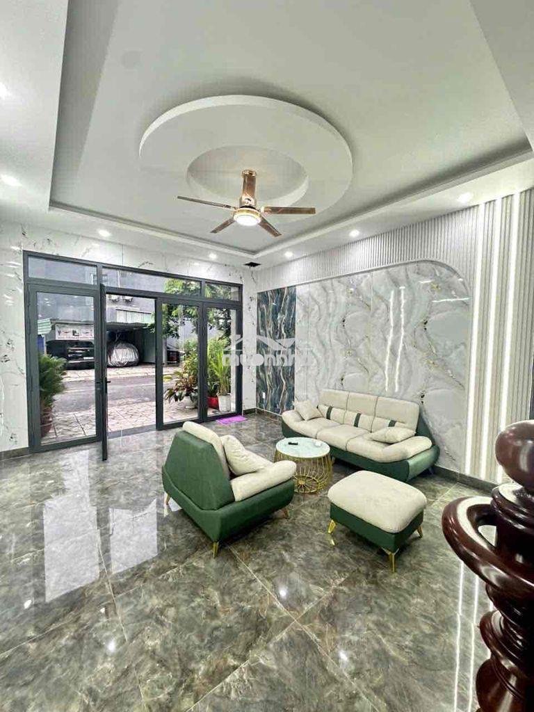 Nhà 1 trệt 2 lầu an phú, thuận an,có nội thất,đường 7m đậu ô tô