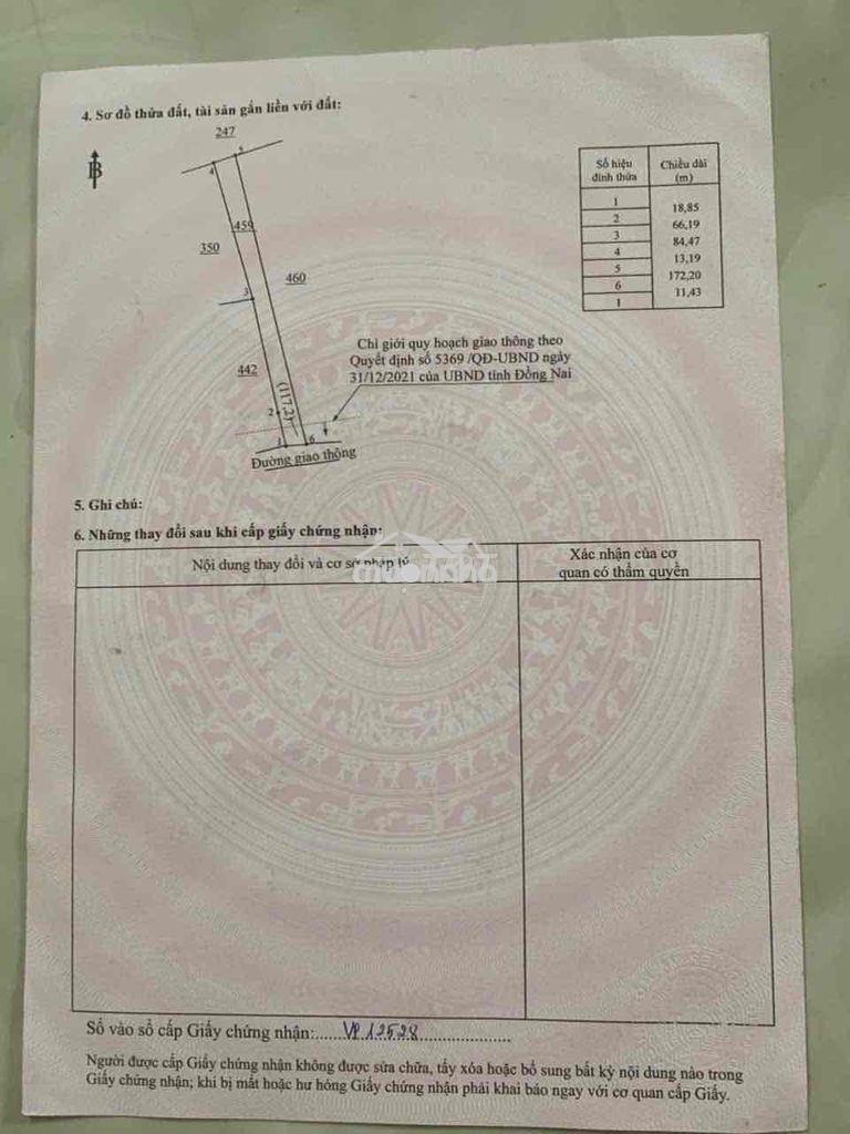 Bán đất đường phước tân - giang điền - 2