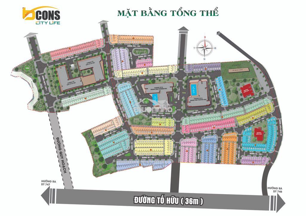 Nhà phố liền kề bcons city life ( 1 trệt, 2 lầu, 1 thượng ) - 3