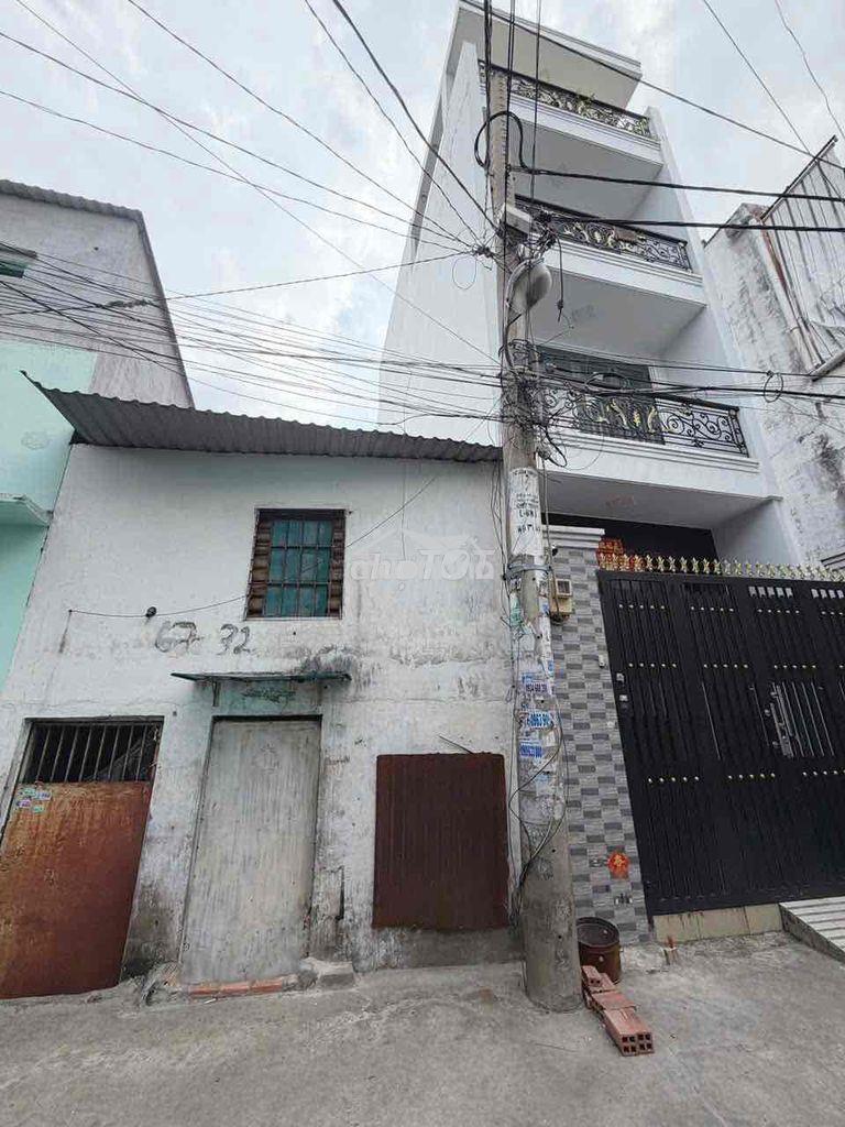 Nhà nát 4x15,5 hẻm 6m phan anh