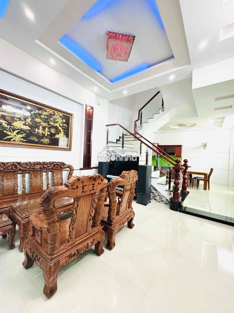Hẻm xe hơi - gò vấp - 72m2 - 4 tầng nhà mới nội thất cơ bản - 4