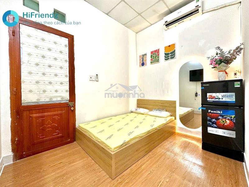Cho thuê studio cửa sổ siêu thoáng - full nội thất, gần cầu sài gòn