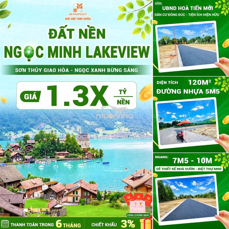 Đất nền hoà tiến giá chỉ từ 1,3x tỷ - mặt tiền đường nhựa