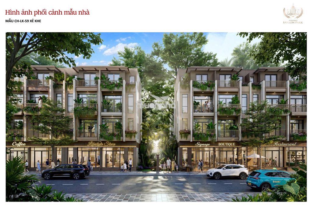 Nhà phố vinhomes hóc môn 4 tầng giá chỉ từ 5.5 tỷ đồng/ căn. giá 100% - 2