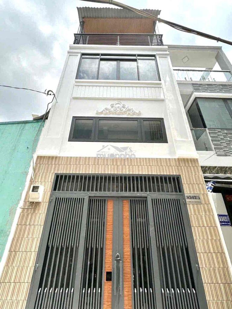 [15tr] cho thuê nnc âu dương lân q8. 4tầng 4pn, 3 máy lạnh, nước nlmt