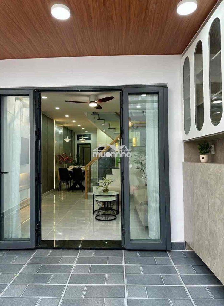 Hẻm 805 phan văn trị p7 vào 100m: 4x16.25 đúc 1t1l