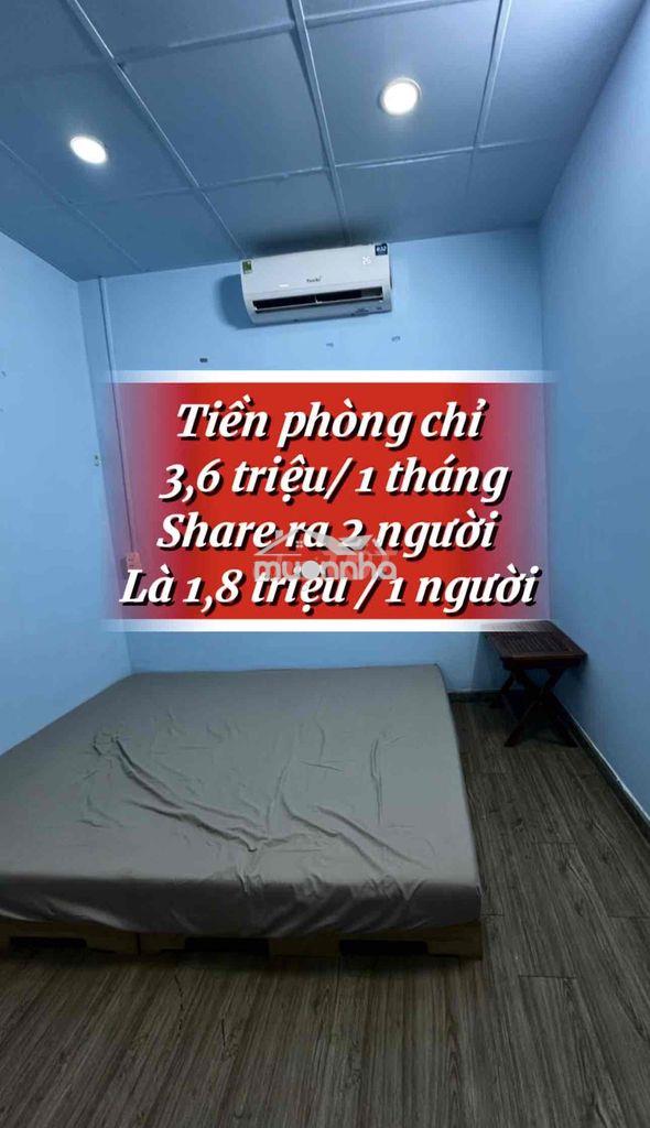 Tìm 1 nam ở ghép q.10-phòng sạch đẹp bắc hải,full nội thất, chỉ 1tr8