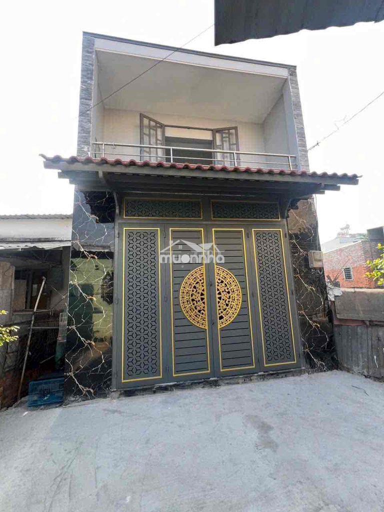 Nhà 4,5*8m 2pn hẻm thông dân cư hiện hữu đường hương lộ 80 vĩnh lộc b
