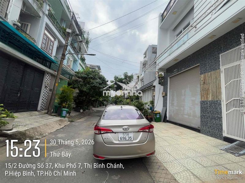 Bán nhà đẹp ngang khủng 6m đường 37 hiệp bình chánh kdc bình dân