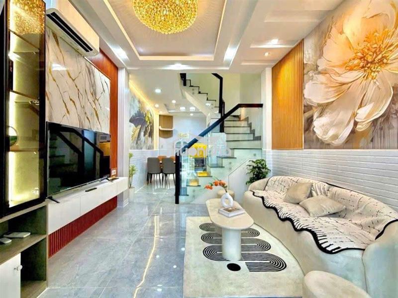 Nhà full nội thất_ 4 tầng_ 5 phòng_ sân thượng