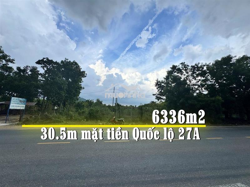 Bán đất mặt tiền quốc lộ 27a, ninh sơn, khánh hòa giá chỉ 620k/m2