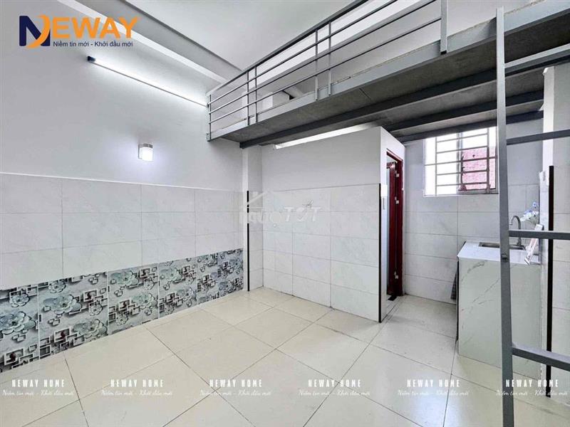 Cho thuê phòng gác lửng - sẵn máy lạnh cách aeon bình tân 10-15p đi xe